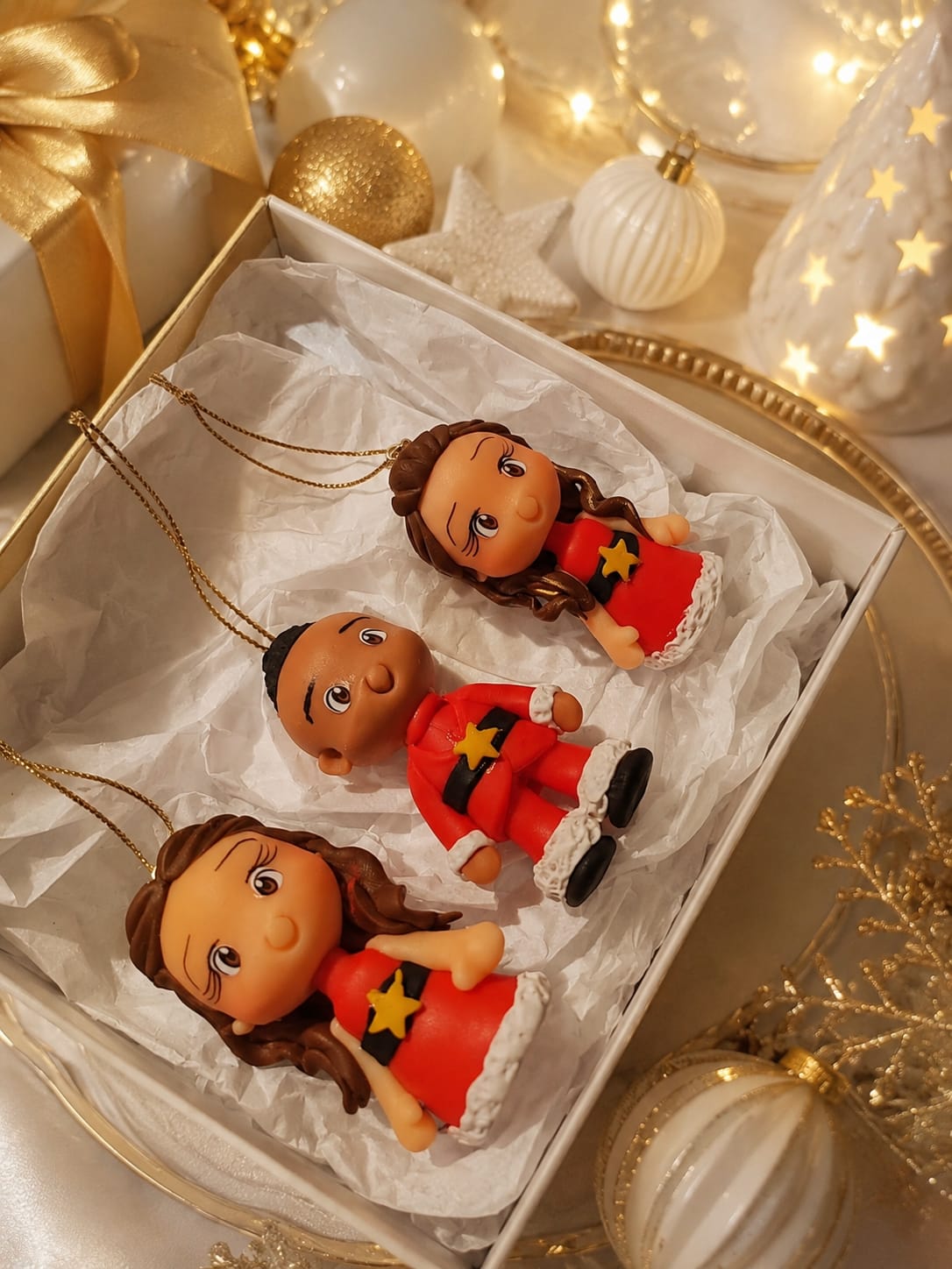 Topo Natal Biscuit — Modelo 3